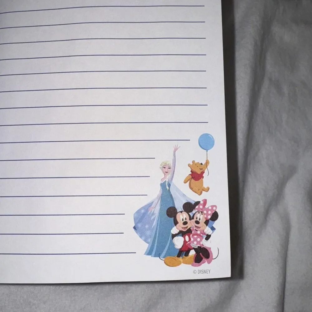 Disney Store 30th Anniversary Journal & Pen Mickey Minnie R2D2 BB-8 Iron Man